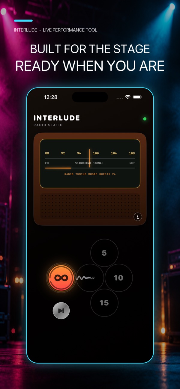 InterludeRadio live performance app preview